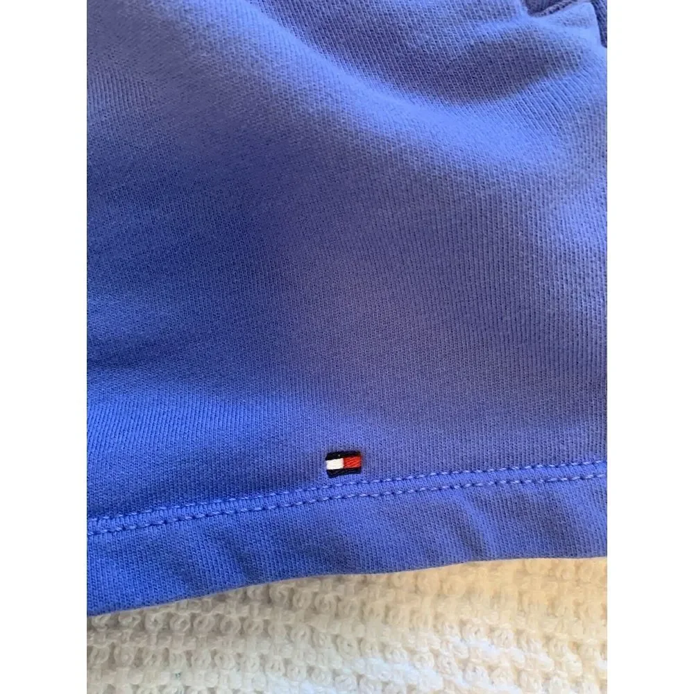 Tommy Hilfiger Shorts Women Blue Hyacinth High Waisted Small‎